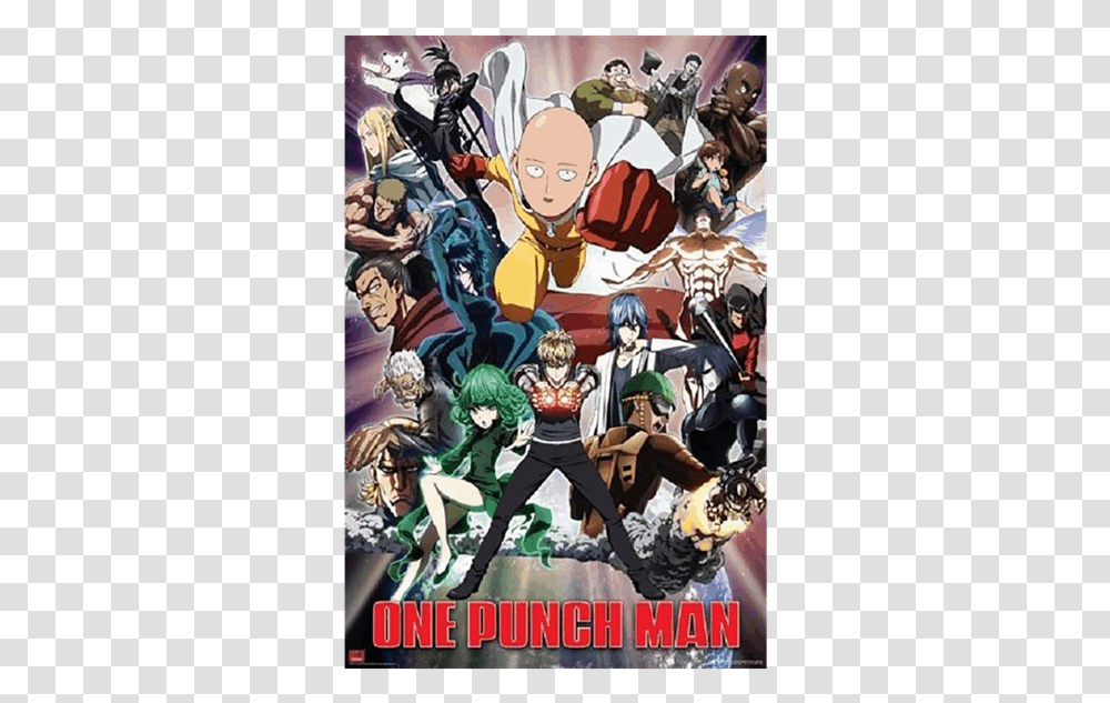 One Punch Man Animax, Person, Comics, Book, Poster Transparent Png