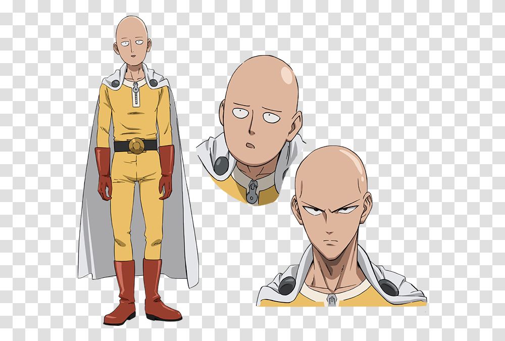 One Punch Man Character Design, Person, Human, Coat Transparent Png
