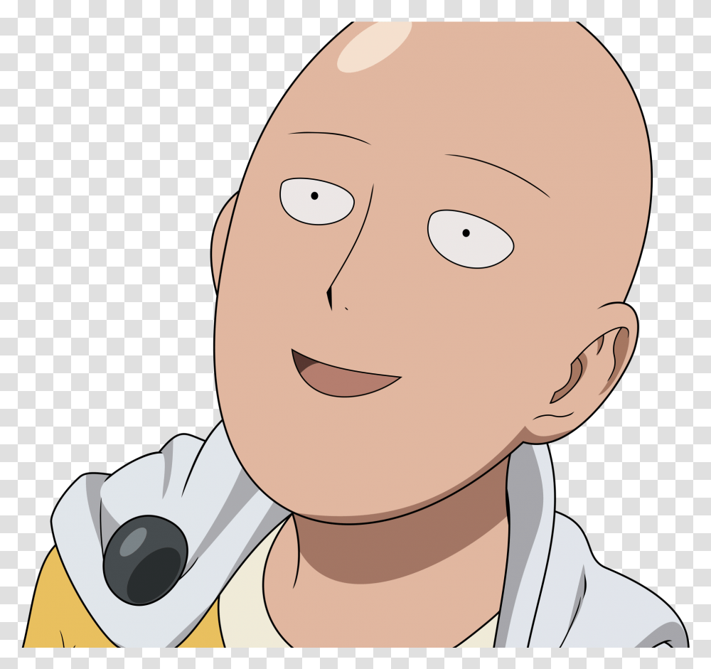 One Punch Man Clipart Japanese One Punch Man, Head, Face, Snowman, Neck Transparent Png
