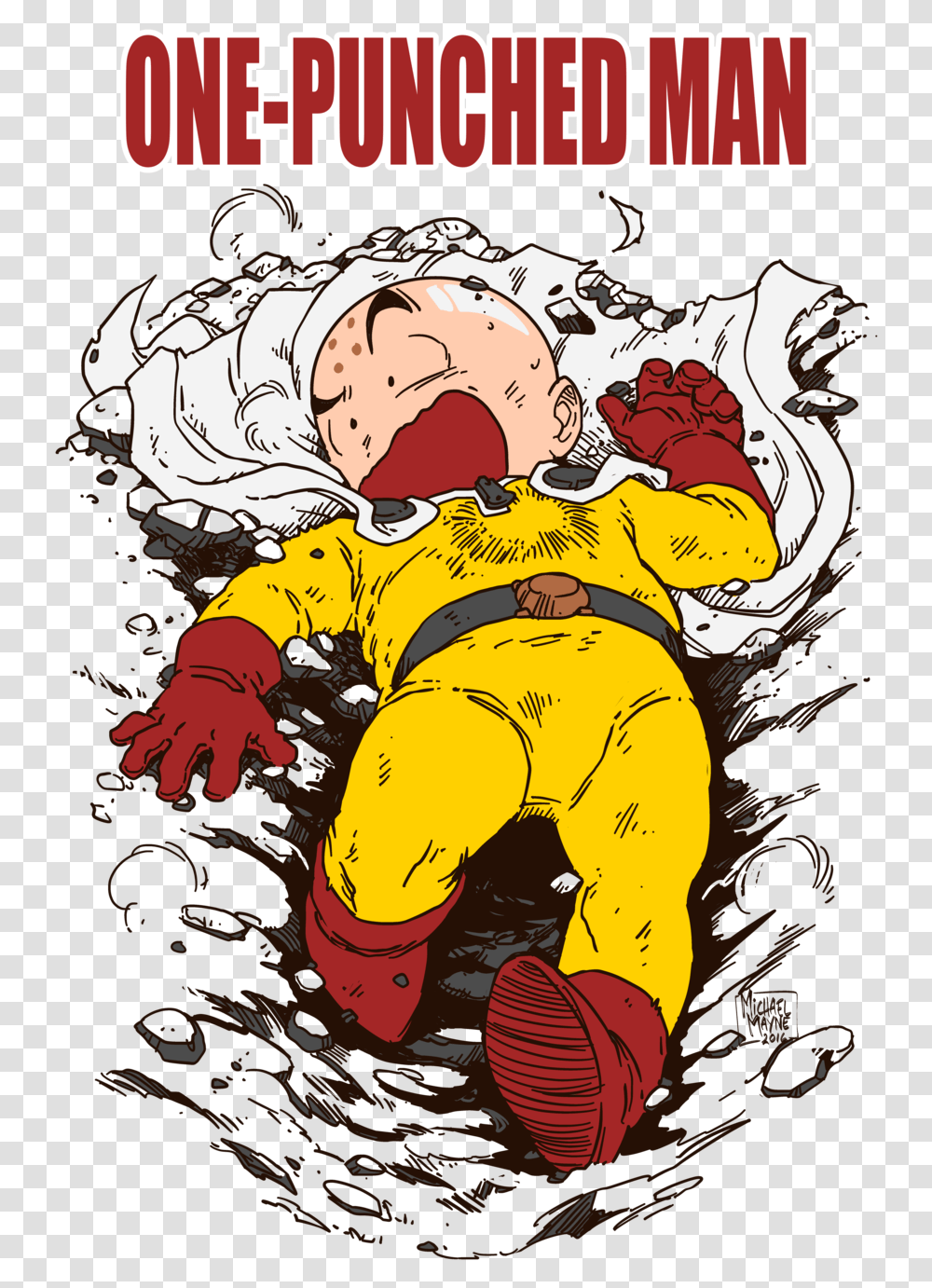 One Punch Man Clipart Krillin Krillin One Punch Man, Person, Human, Poster, Advertisement Transparent Png
