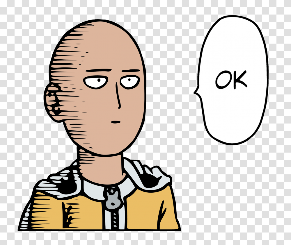 One Punch Man, Head, Person, Human, Face Transparent Png