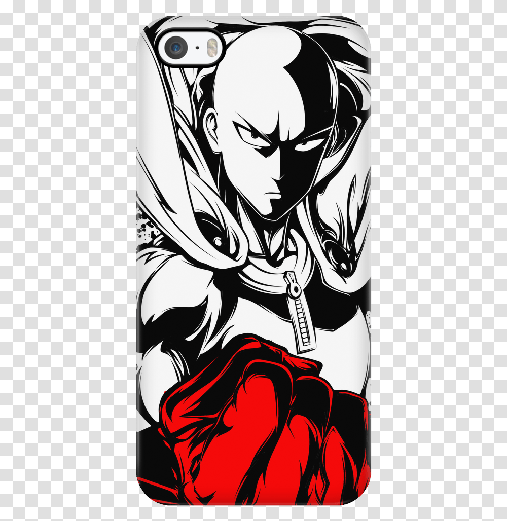 One Punch Man One Punch Man Case, Comics, Book, Manga, Stencil Transparent Png