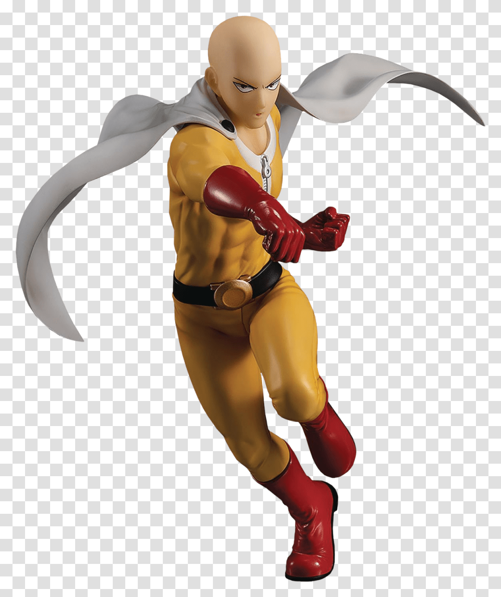 One Punch Man One Punch Man Figure, Person, Sport, Figurine Transparent Png