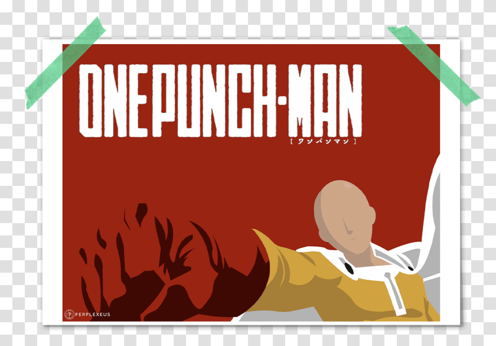 One Punch Man Saitama Minimalist Poster One Punch Man Anime Design T Shirt, Advertisement, Paper, Crowd Transparent Png
