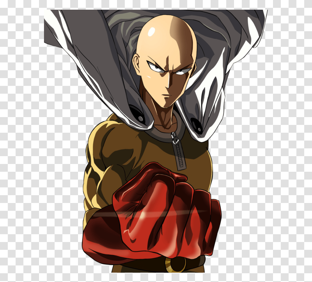 One Punch Man Saitama One Punch Man, Apparel, Plant, Hand Transparent Png
