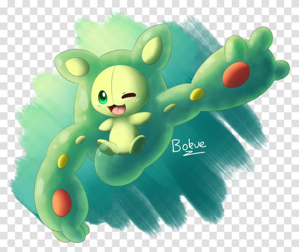 One Squishy Boi Coming Right Up Reuniclus Is A Good Cartoon, Toy, Green, Outdoors Transparent Png
