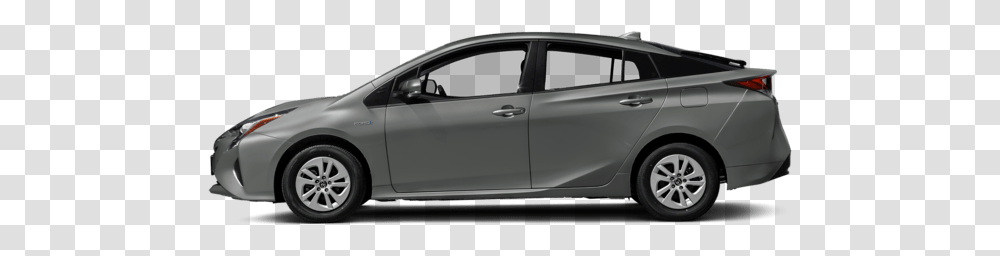 One Toyota Prius Side View, Sedan, Car, Vehicle, Transportation Transparent Png