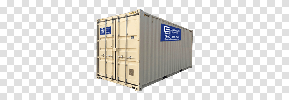 One Trip Container, Shipping Container, Moving Van, Vehicle, Transportation Transparent Png