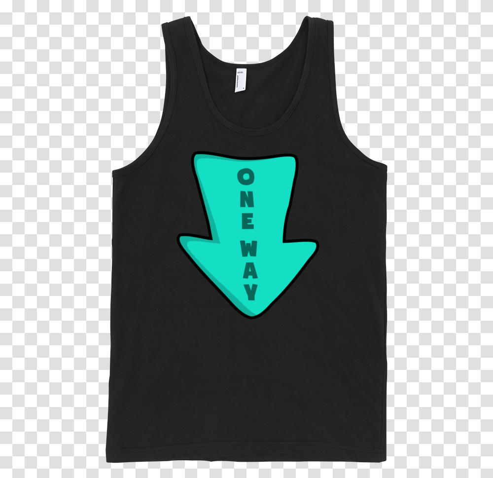One Way Fine Jersey Tank Top Unisex By Itee, Apparel, Undershirt Transparent Png