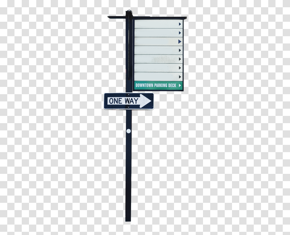 One Way Sign, Road Sign, Gas Pump, Machine Transparent Png