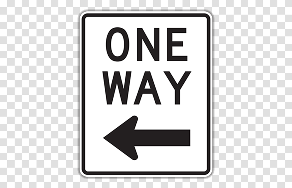 One Way Traffic Sign Sign, Road Sign Transparent Png