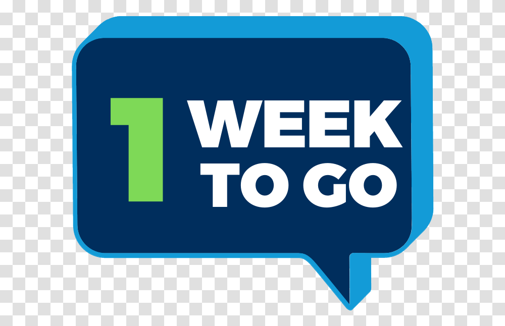 One Week To Register For The Act Test Without Late Graphic Design, Label, First Aid, Word Transparent Png
