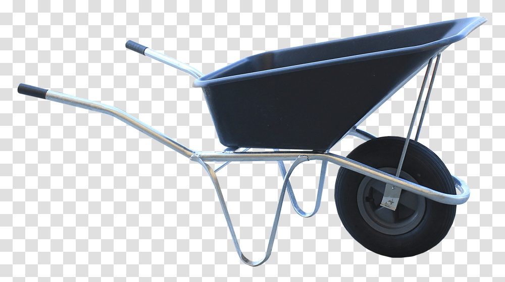 One Wheeled Wheelbarrow Lv1 80 L, Vehicle, Transportation, Machine Transparent Png