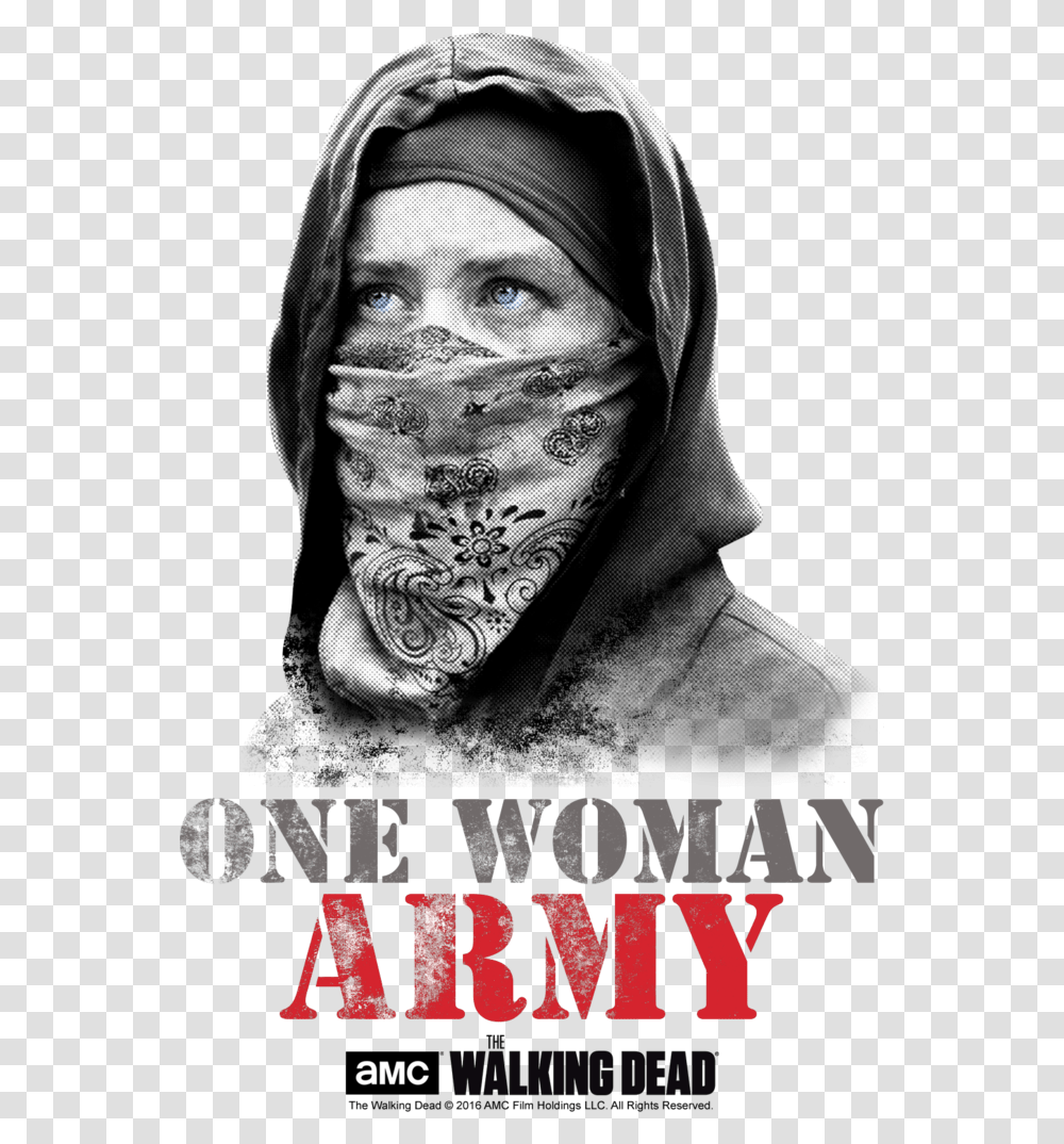 One Woman Army Walking Dead, Apparel, Hoodie, Sweatshirt Transparent Png
