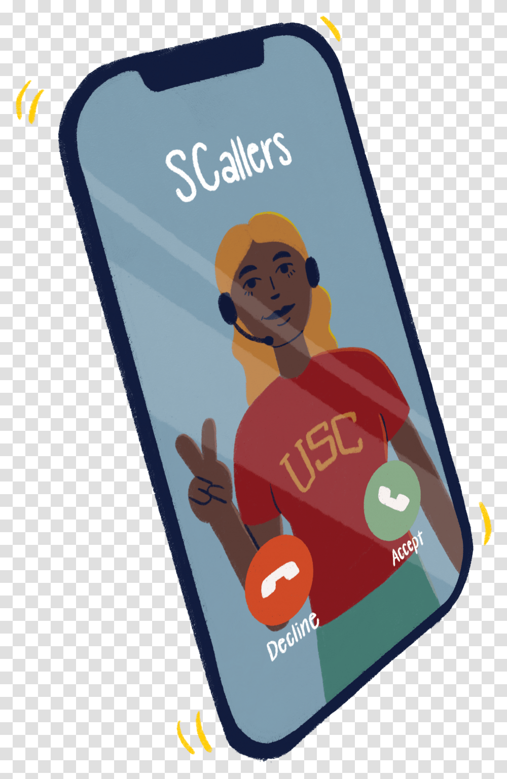 One Year Smartphone, Electronics, Mobile Phone, Cell Phone, Advertisement Transparent Png