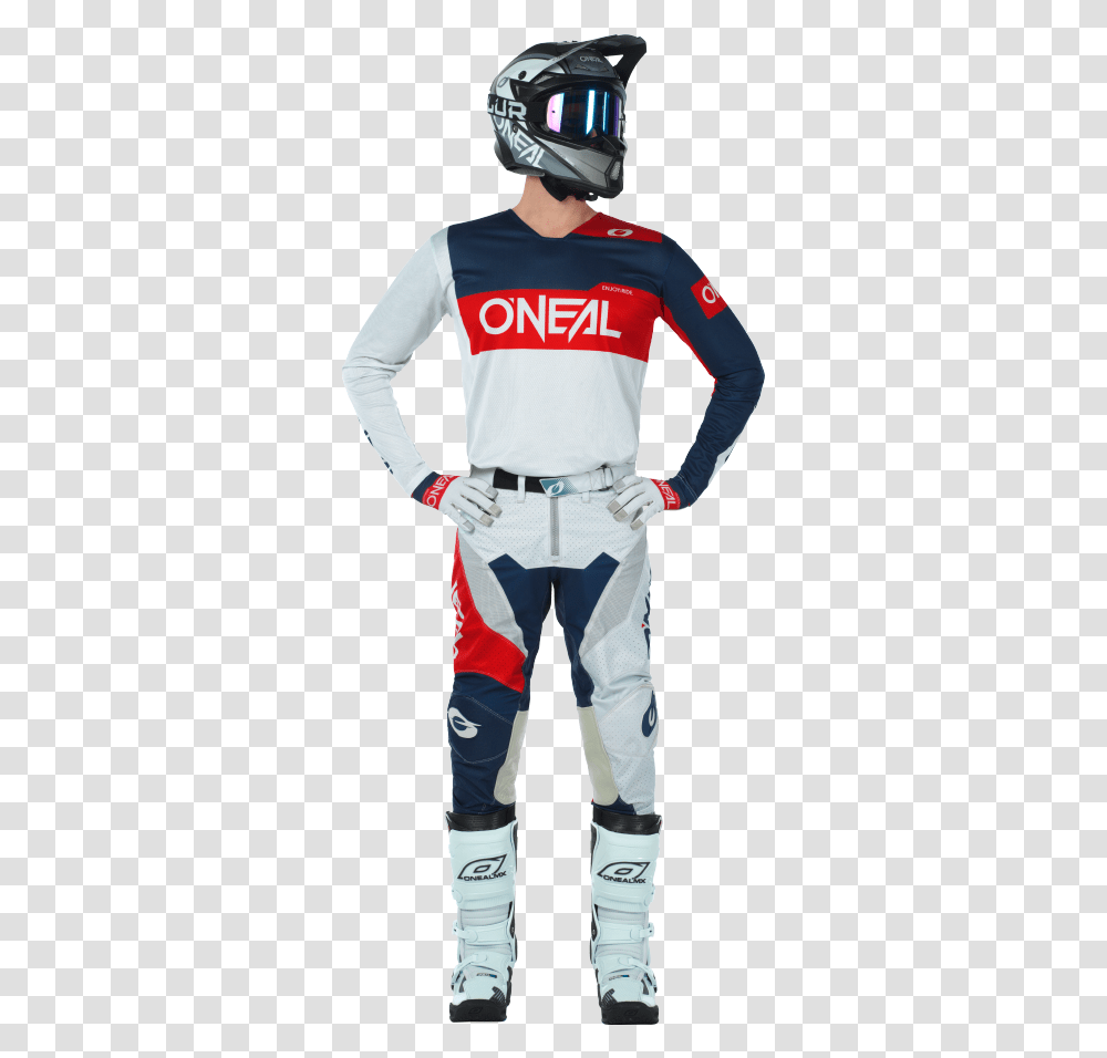 Oneal Mx Gear 2020, Helmet, Sleeve, Person Transparent Png
