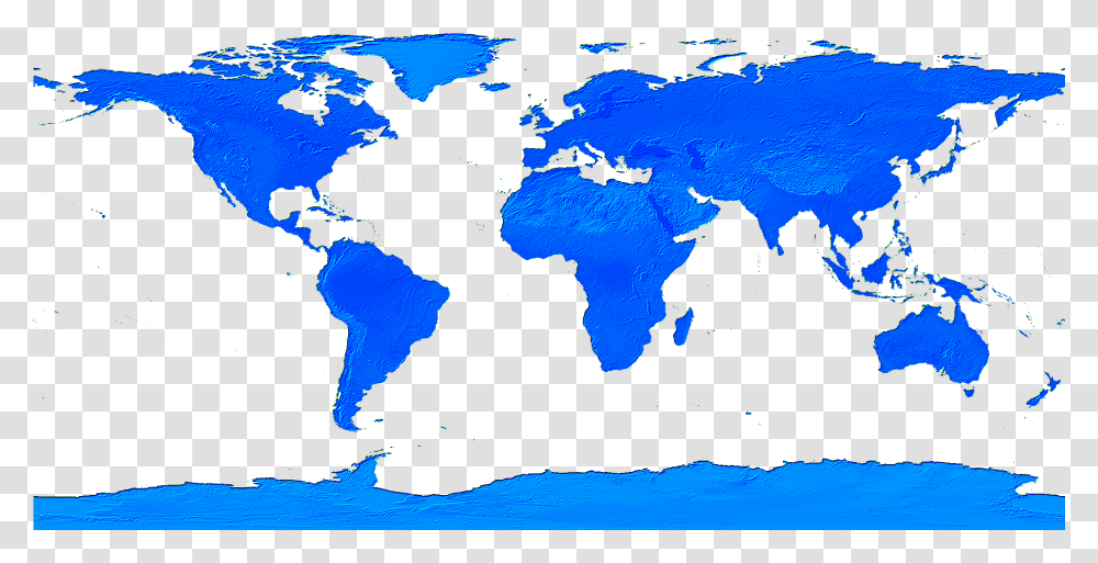 Oneearth World Map Grey With Antarctica, Astronomy, Outer Space, Universe, Planet Transparent Png