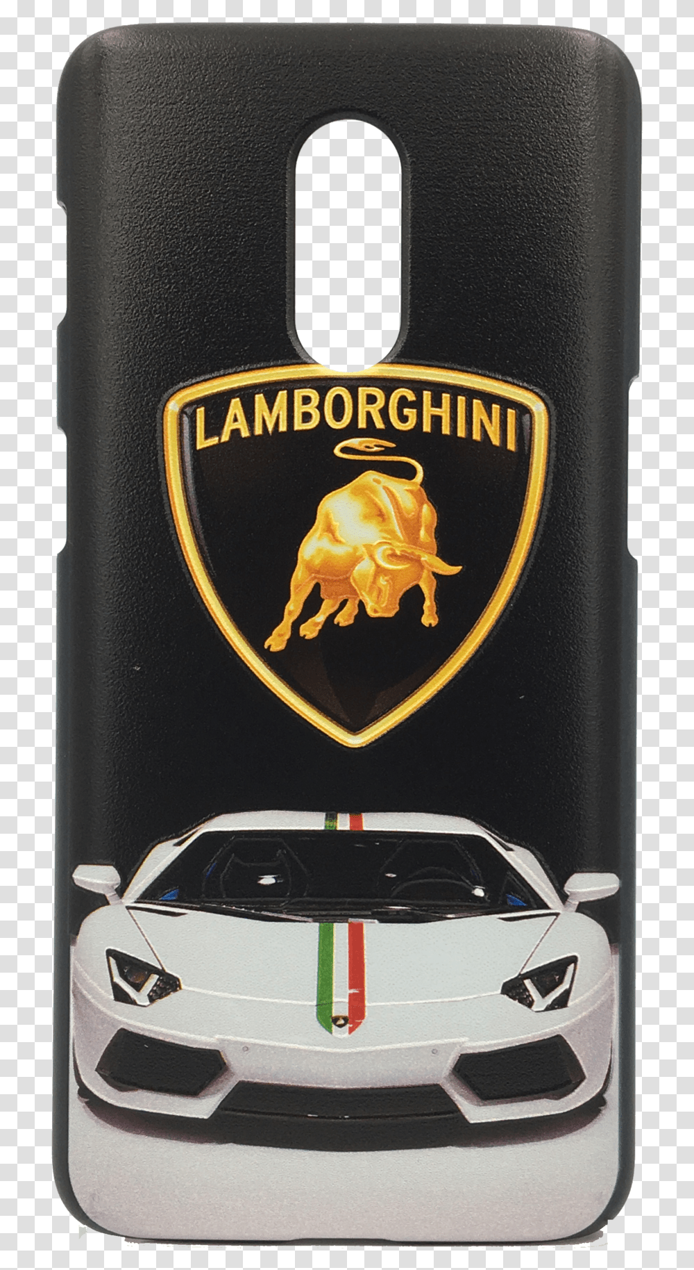 Oneplus 6t 3d Texture Uv Printed Luxury Car Lamborghini Lamborghini, Logo, Mobile Phone, Alcohol Transparent Png