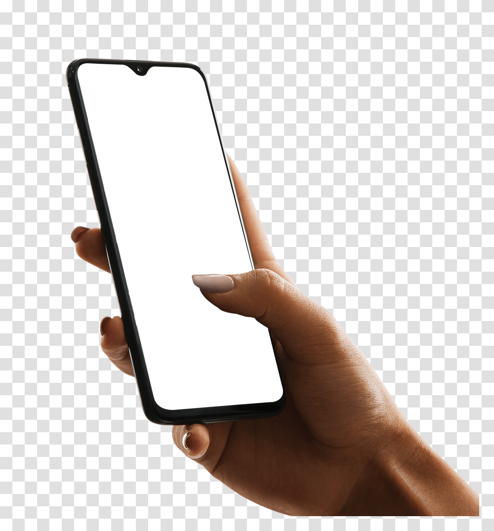 Oneplus 6t Hd Image Free Download Mobile Phone Mock Up, Person, Human, Electronics, Cell Phone Transparent Png