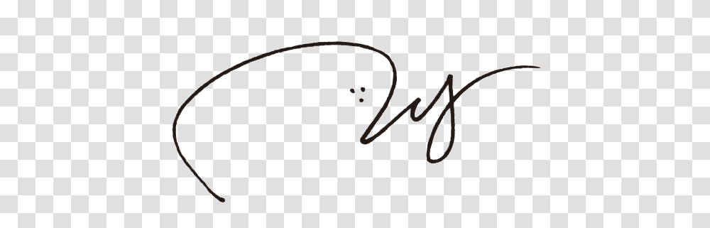 Ong Seong Wu Signature, Handwriting, Bow, Autograph Transparent Png