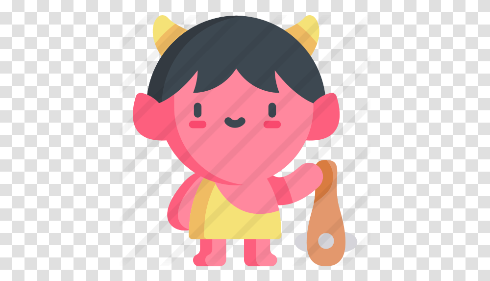 Oni Cartoon, Toy, Person, Human, Cupid Transparent Png