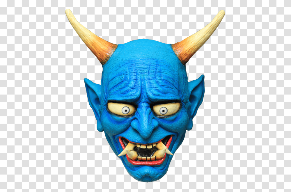 Oni Demon Horror Mask, Head, Person, Human Transparent Png