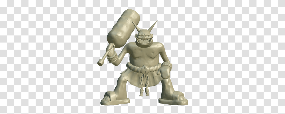 Oni Figurine, Toy, Sculpture, Art, Statue Transparent Png