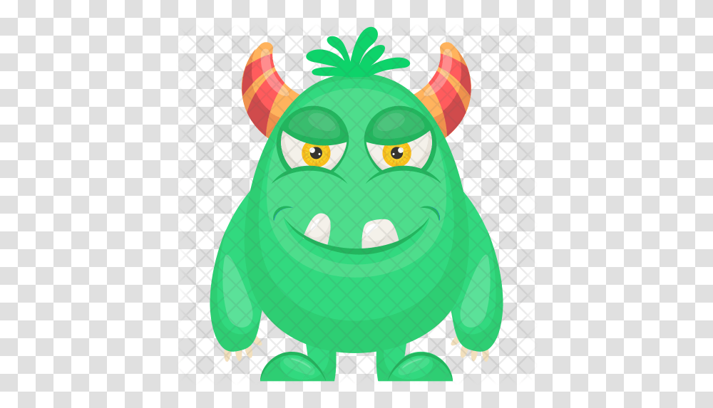 Oni Green Monster Icon Monster, Toy, Animal, Plant, Reptile Transparent Png