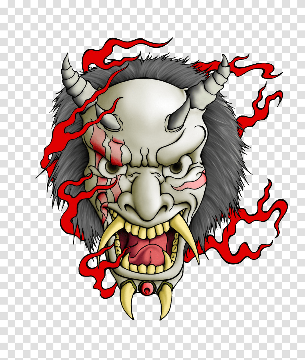 Oni Mask Free Download, Teeth, Mouth Transparent Png