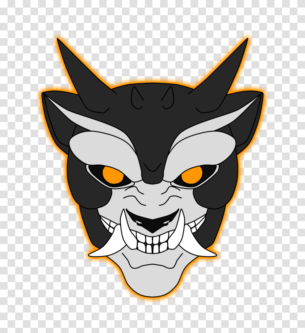 Oni Mask Hd, Label Transparent Png