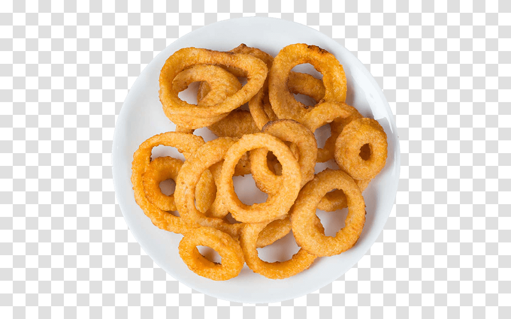 Onion Ring Onion Rings Top View, Bread, Food, Cracker, Snack Transparent Png