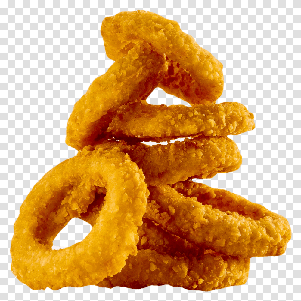 Onion Rings, Fries, Food, Bread, Cracker Transparent Png