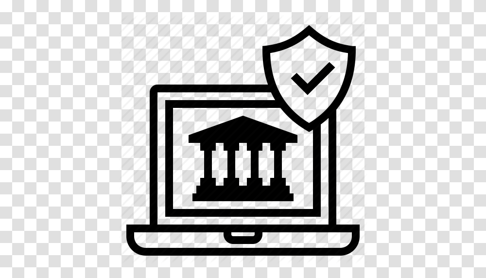 Online Banking Clipart Bank Security, Brick, Silhouette Transparent Png