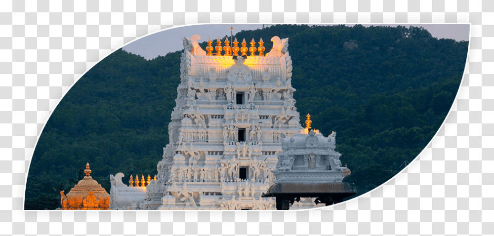 Online Bus Ticket Booking Balaji Tour Package Tirumala Venkateswara Temple, Architecture, Building, Monastery, Housing Transparent Png