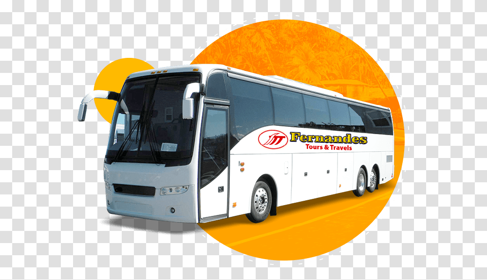 Online Bus Ticket Booking Fernandes Goa Bus Sri Tulasi Tours And Travels, Vehicle, Transportation, Tour Bus, Double Decker Bus Transparent Png