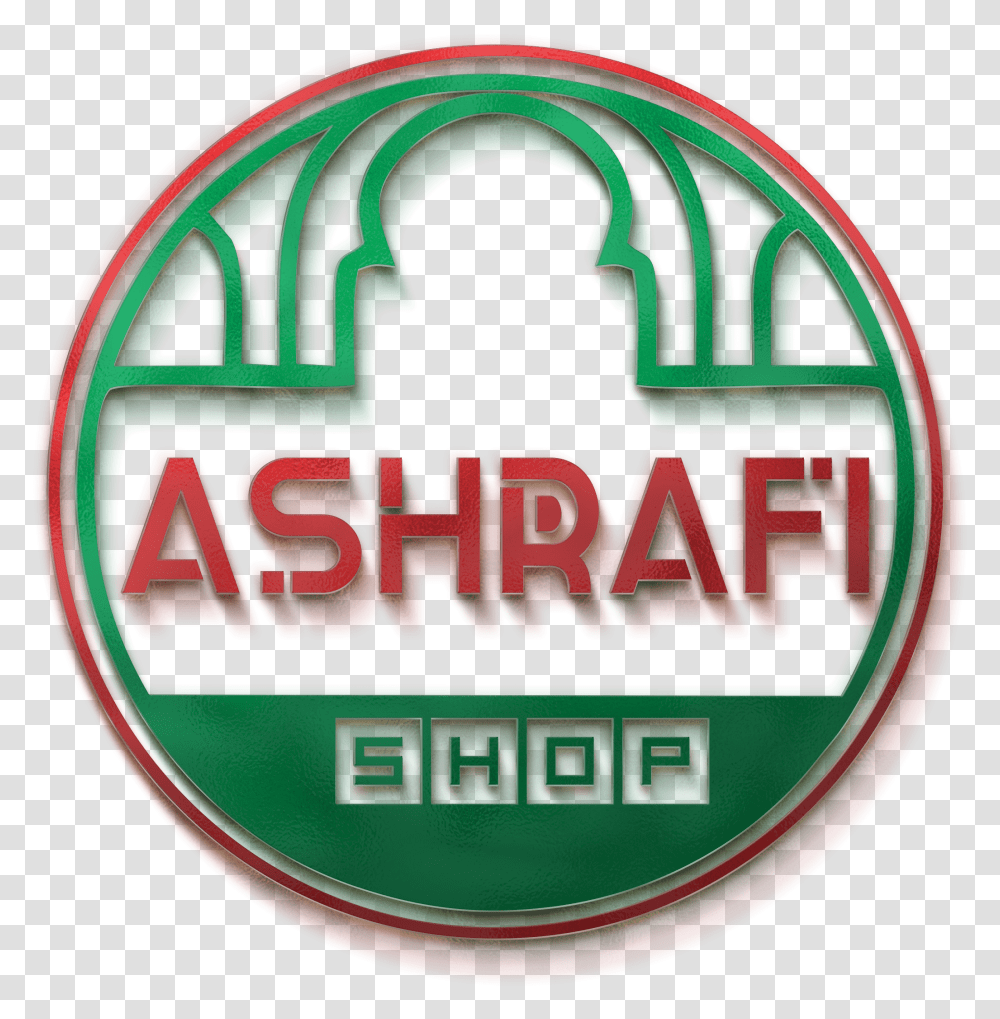 Online Islamic Shopping Store India Ashrafi Shop Emblem, Logo, Trademark, Badge Transparent Png