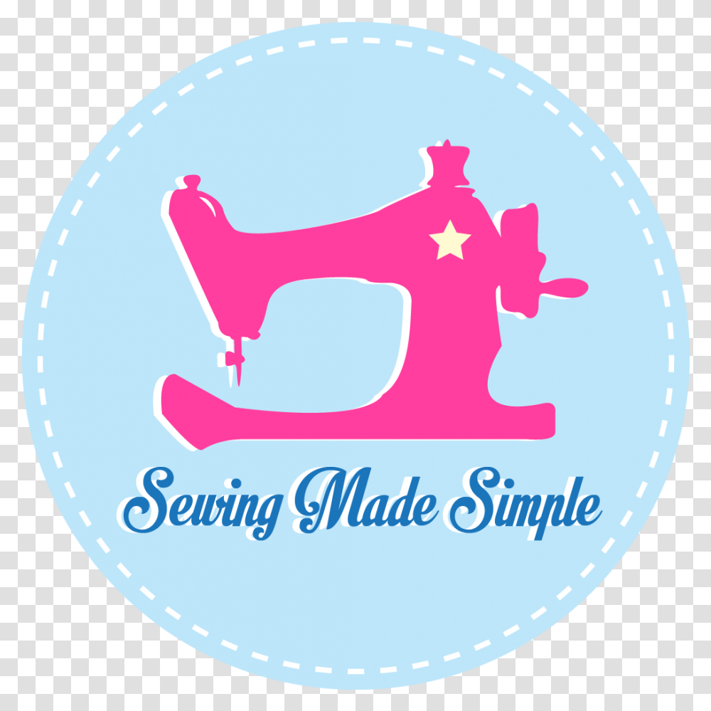 Online Logo Design For Sewing Made Simple By Princessanne95 Circle, Sewing Machine, Electrical Device, Appliance Transparent Png