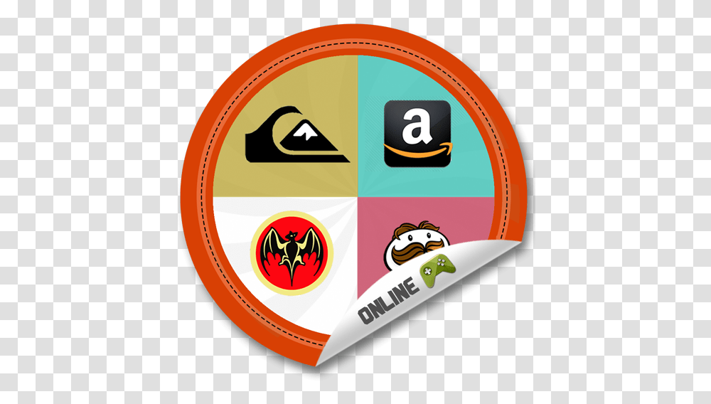 Online Logo Quiz Sticker - Apps Language, Label, Text, Symbol, Angry Birds Transparent Png