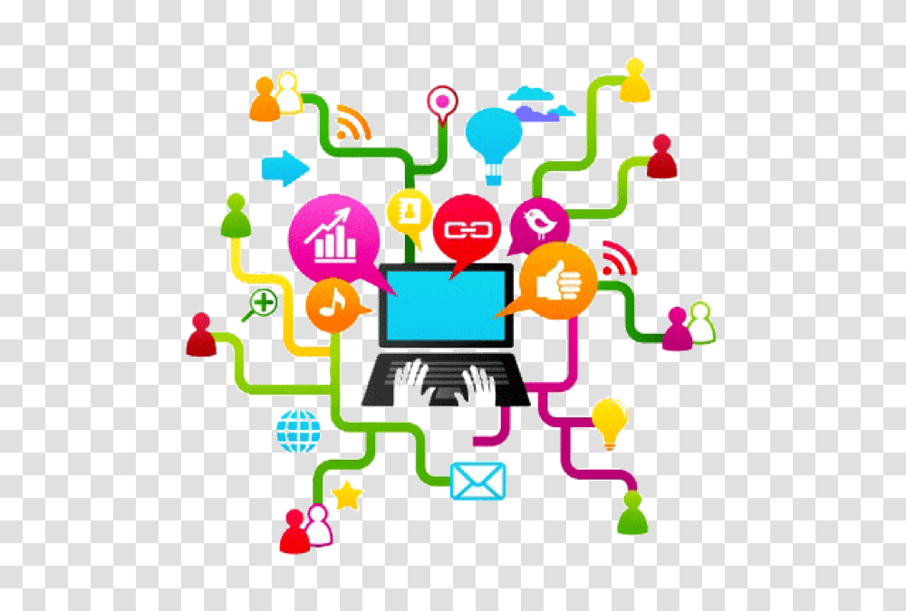 Online Marketing Clipart Social Media Marketing, Network, Pac Man, Castle, Architecture Transparent Png