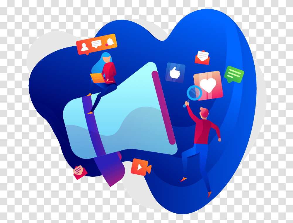 Online Marketing, Heart, Balloon Transparent Png