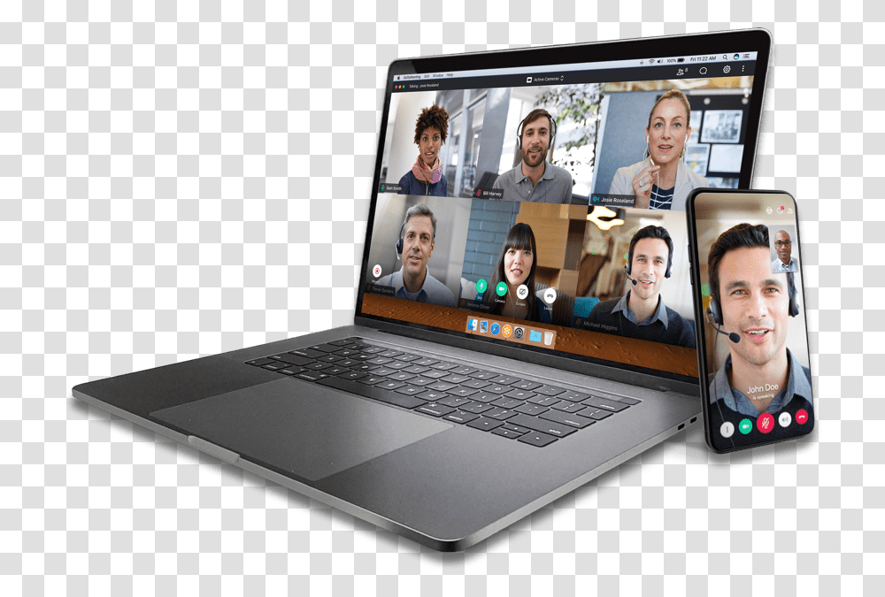 Online Meeting Software Video Conferencing & Web Space Bar, Laptop, Pc, Computer, Electronics Transparent Png