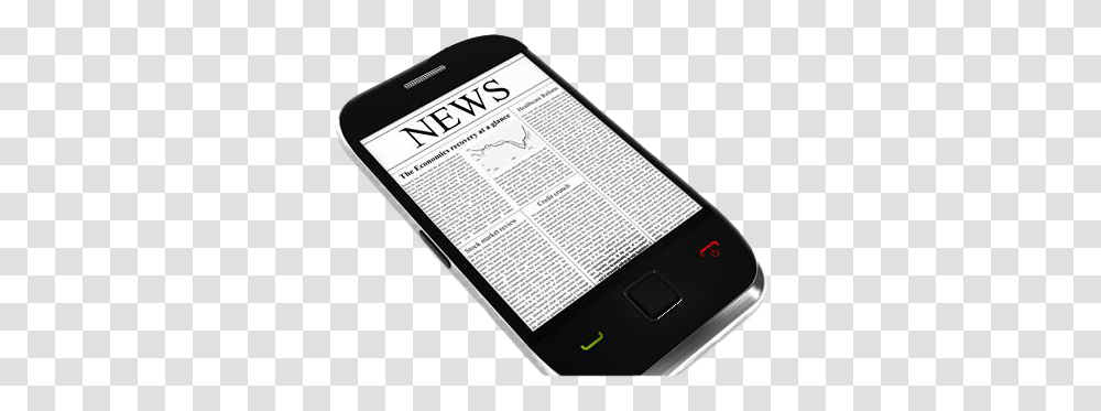 Online Newspapers Can Strengthen E Newspaper In Phone, Text, Page, Mobile Phone, Electronics Transparent Png