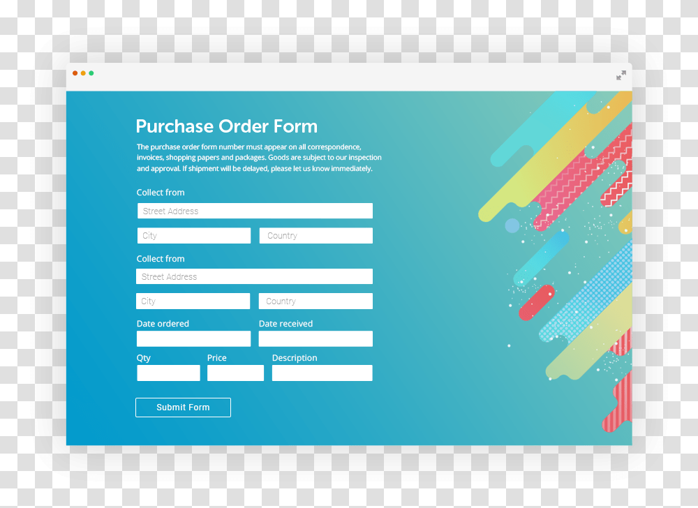Online Order Form Design, Poster, Advertisement, Flyer Transparent Png