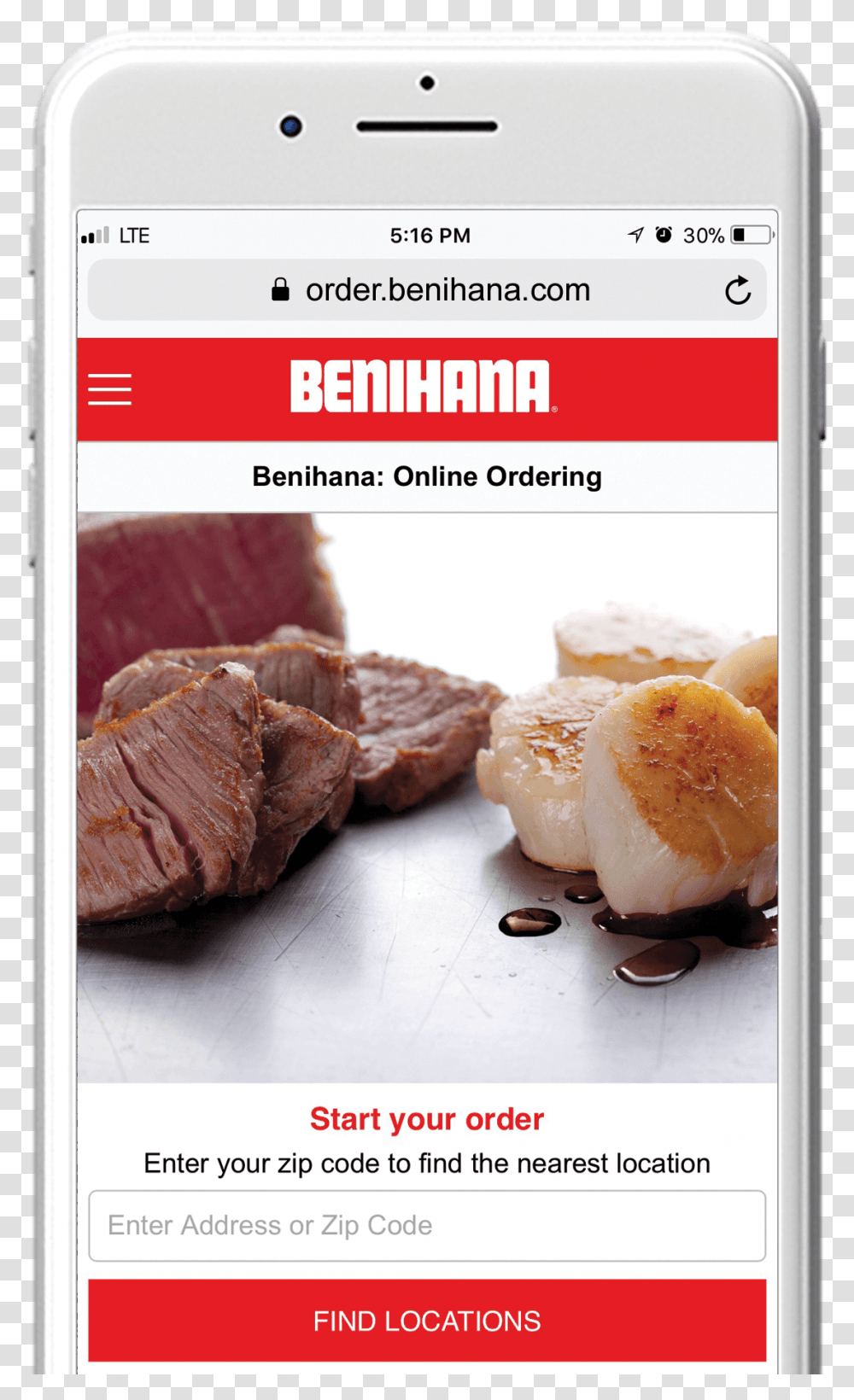 Online Ordering Benihana Menu, Food, Electronics, Phone, Sweets Transparent Png