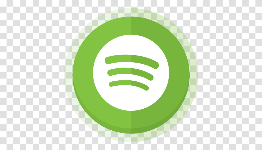 Online Spotify Logo Icon, Symbol, Trademark, Green, Text Transparent Png