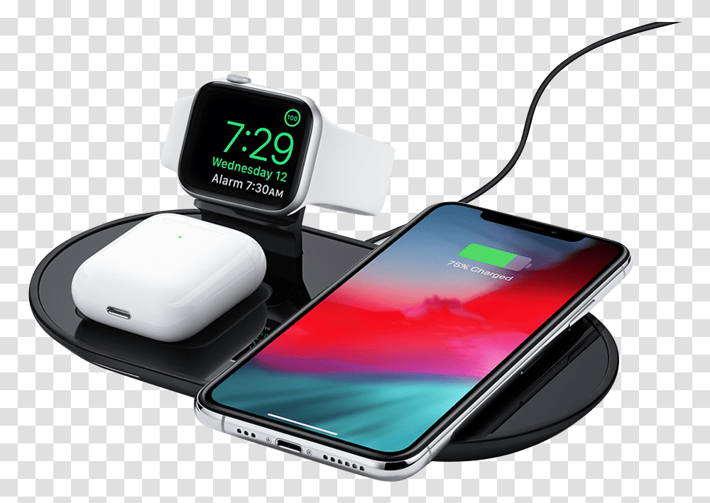 Online Store For Mobile Mobile Accessories Mophie 3 In 1 Wireless Charger, Mouse, Hardware, Computer, Electronics Transparent Png