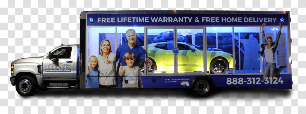 Onlinecars Instant Credit Approvalguaranteed Commercial Vehicle, Person, Wheel, Transportation, Bus Transparent Png