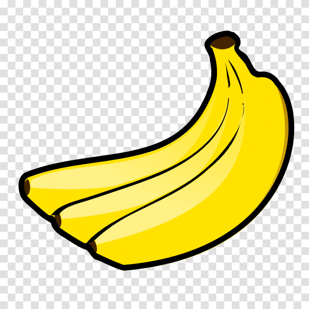 Onlinelabels Clip Art, Banana, Fruit, Plant, Food Transparent Png