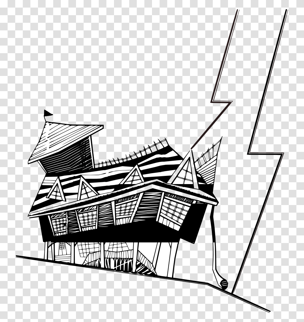 Onlinelabels Clip Art, Bow, Building, Outdoors, Drawing Transparent Png