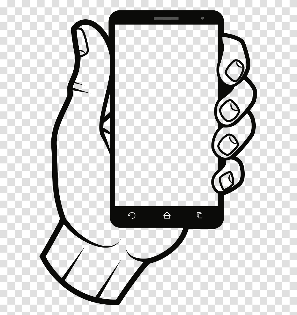 Onlinelabels Clip Art, Electronics, Phone, Mobile Phone, Cell Phone Transparent Png